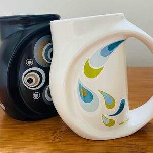 Miu Miu Black and White Coffee Mugs